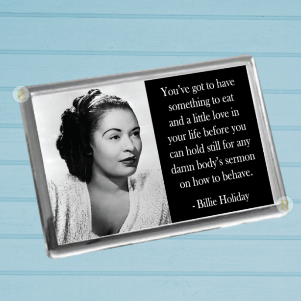 Billie Holiday Fridge Magnet B